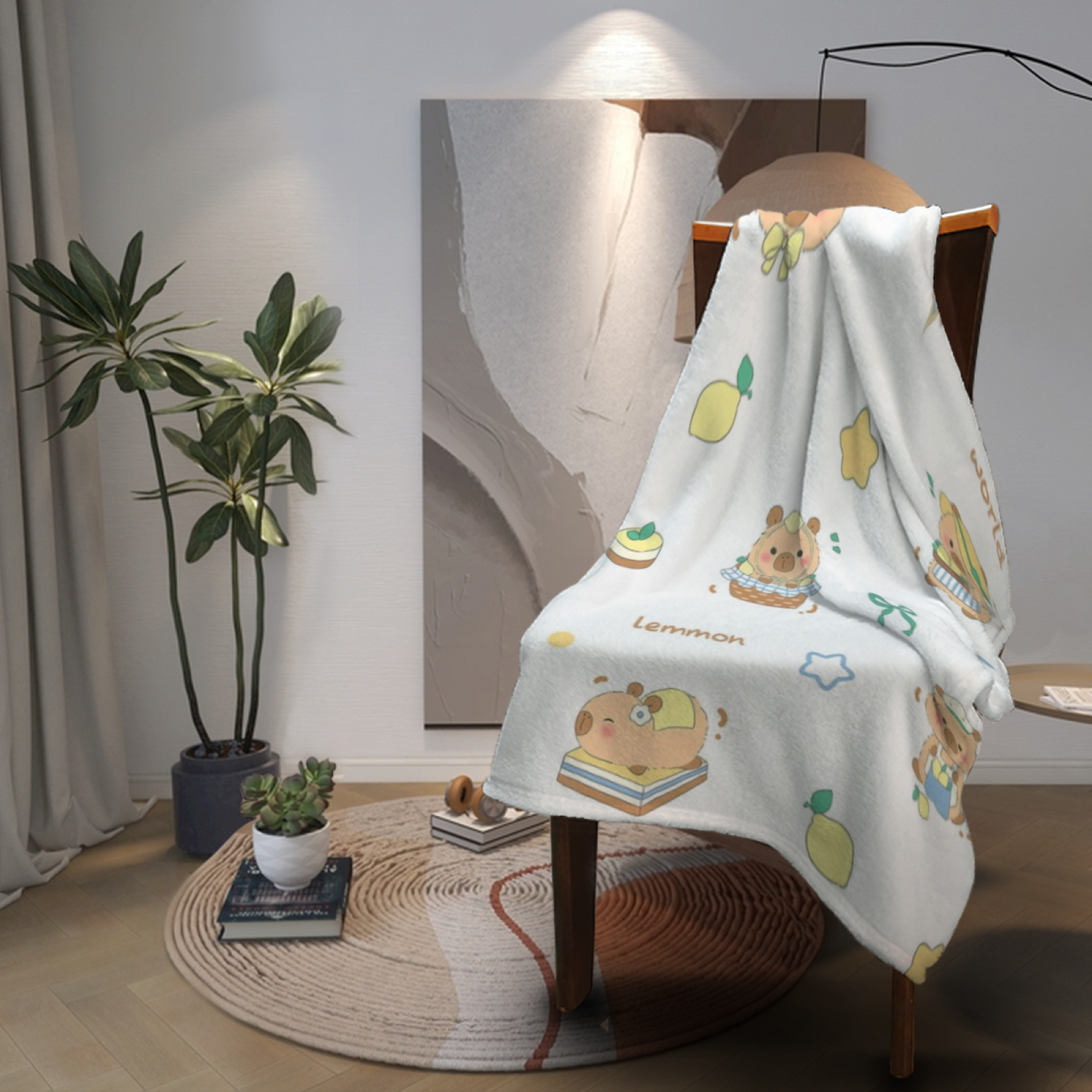 Graphic Abstract Throw Blanket ¨C Stylish Contemporary Printed Cozy Blanket
