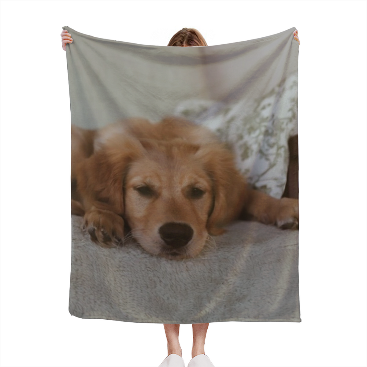 Flannel Throw Blanket with Evergreen Galaxy Cozy Cottage Artwork