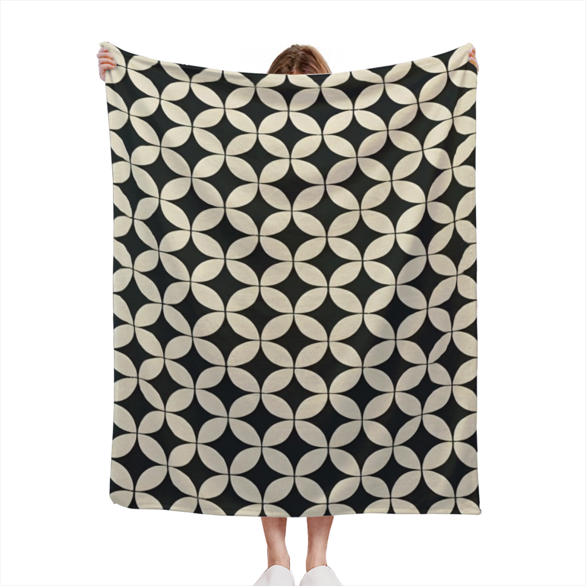 Pastel Multicolor Whimsical Decor All-Season Flannel Blanket ¨C Celestial Mosaic Edition