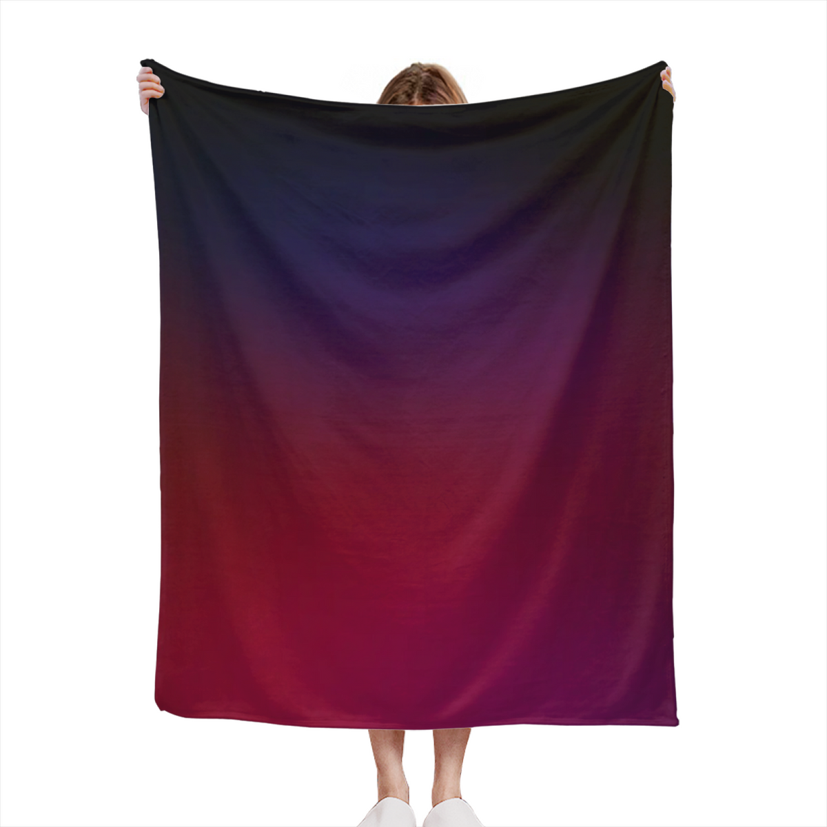 Prairie Prism Lightweight Flannel Throw in Dusty Lilac