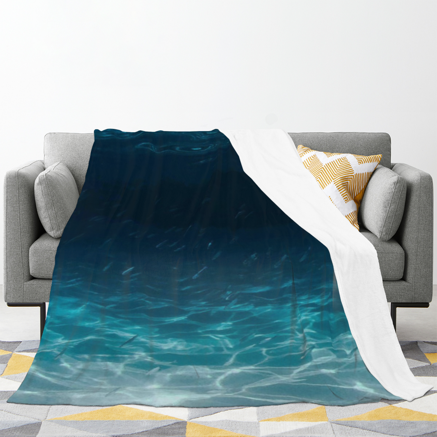 Colorful Abstract Art Throw Blanket ¨C Modern Printed Decorative Blanket