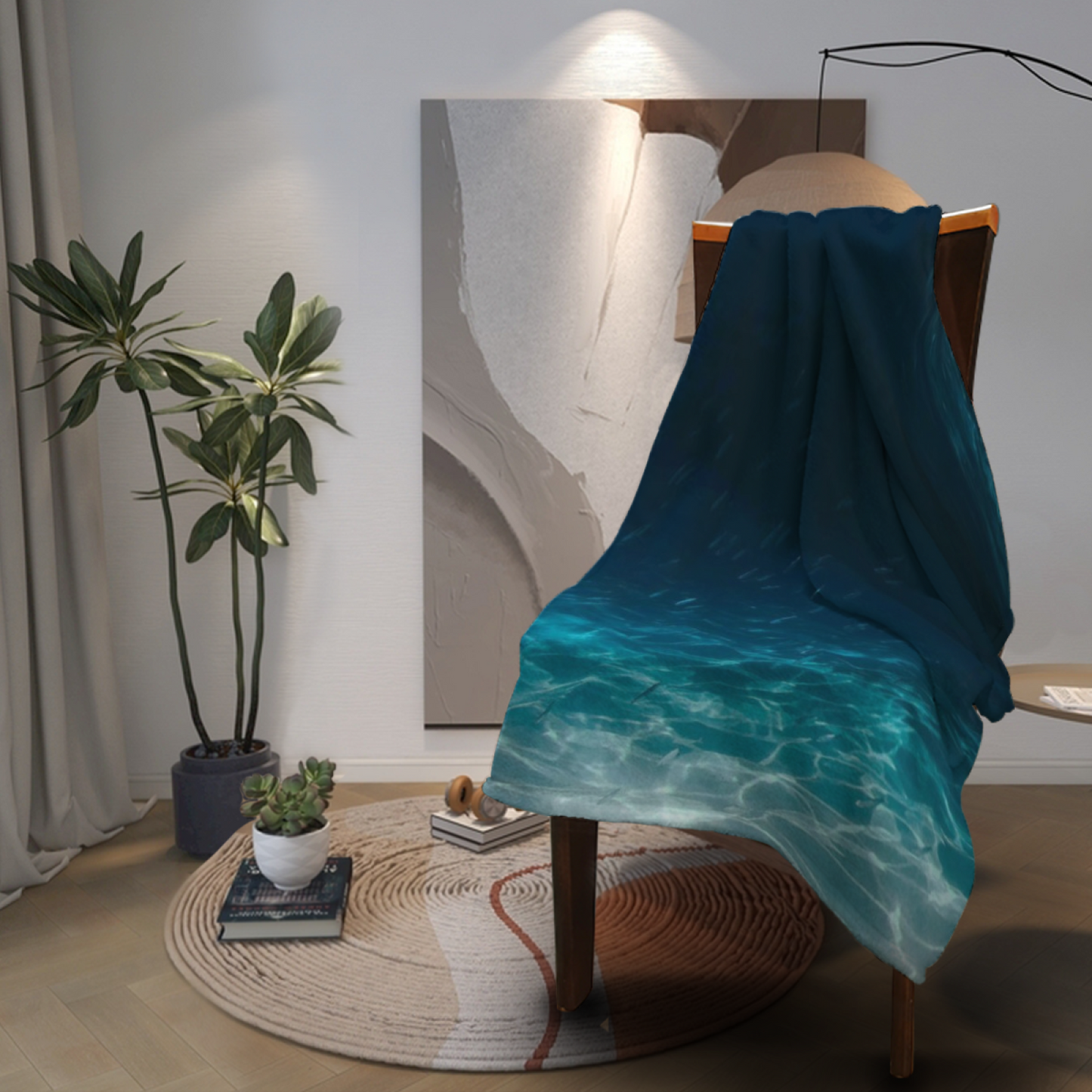 Colorful Abstract Art Throw Blanket ¨C Modern Printed Decorative Blanket