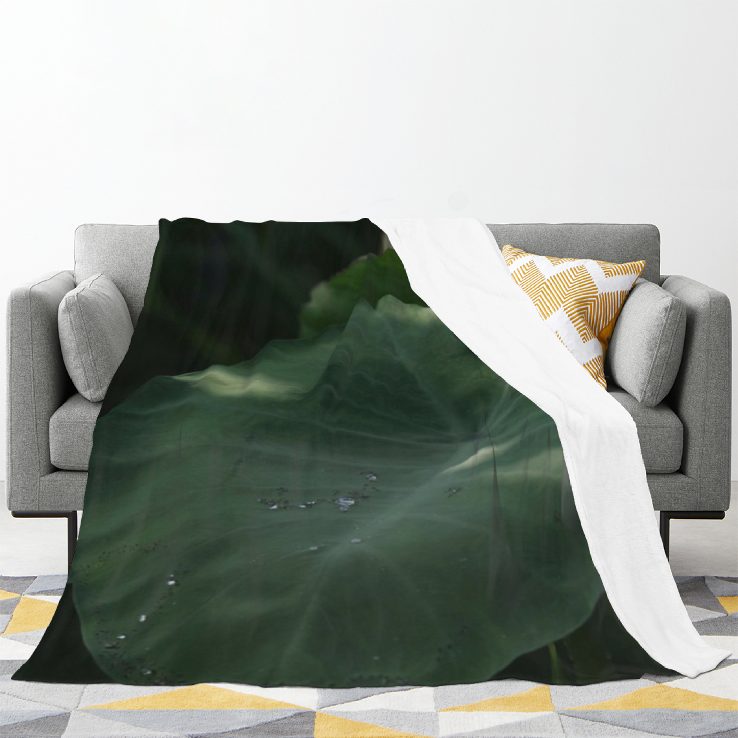 Artistic Printed Throw Blanket ¨C Contemporary Modern Decorative Blanket