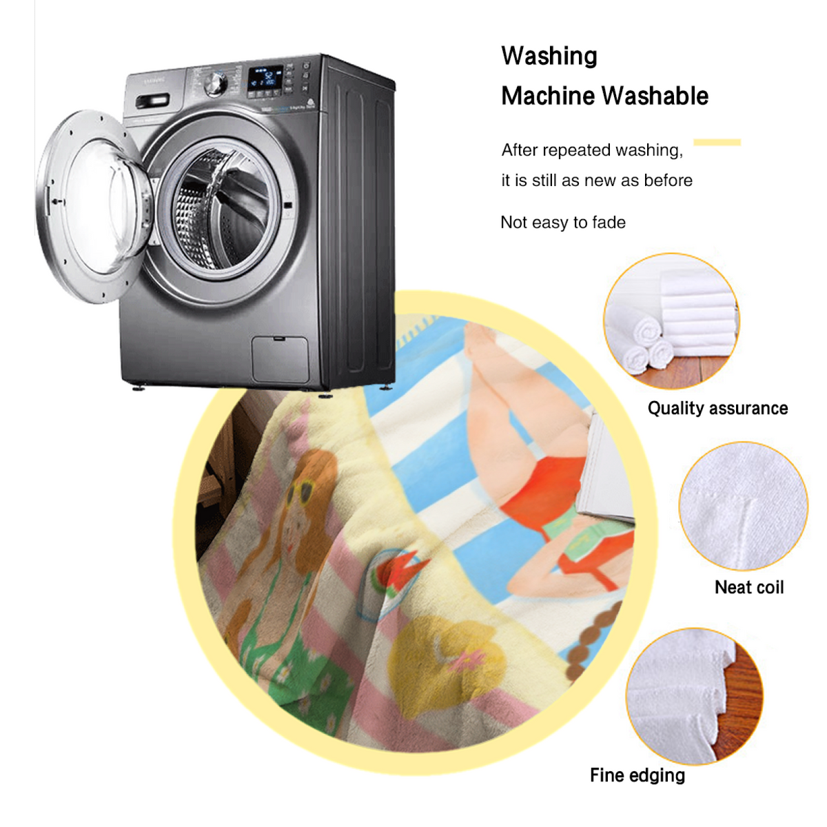 Soft Minimalist All-Season Flannel Blanket ¨C Radiant Rhapsody Collection
