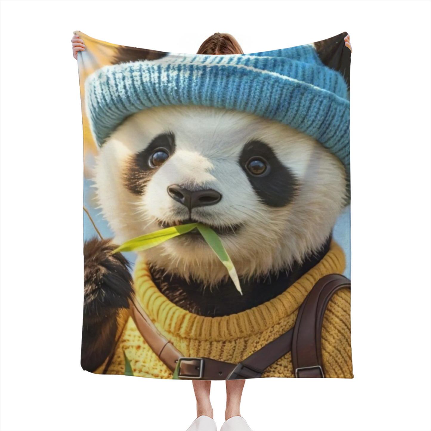 Contemporary Artistic Throw Blanket ¨C Colorful Graphic Printed Cozy Home Blanket
