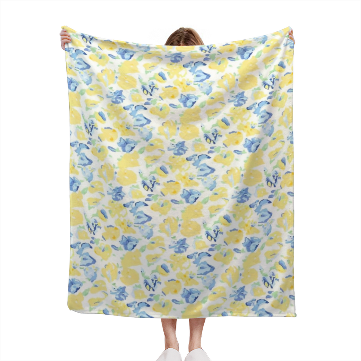 Starlit Galaxy Soft Flannel Blanket in Creamy Ivory