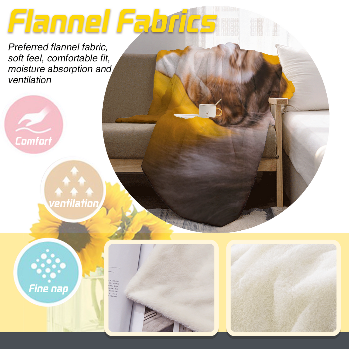 Electric Solstice Soft Flannel Blanket in Rich Multicolor