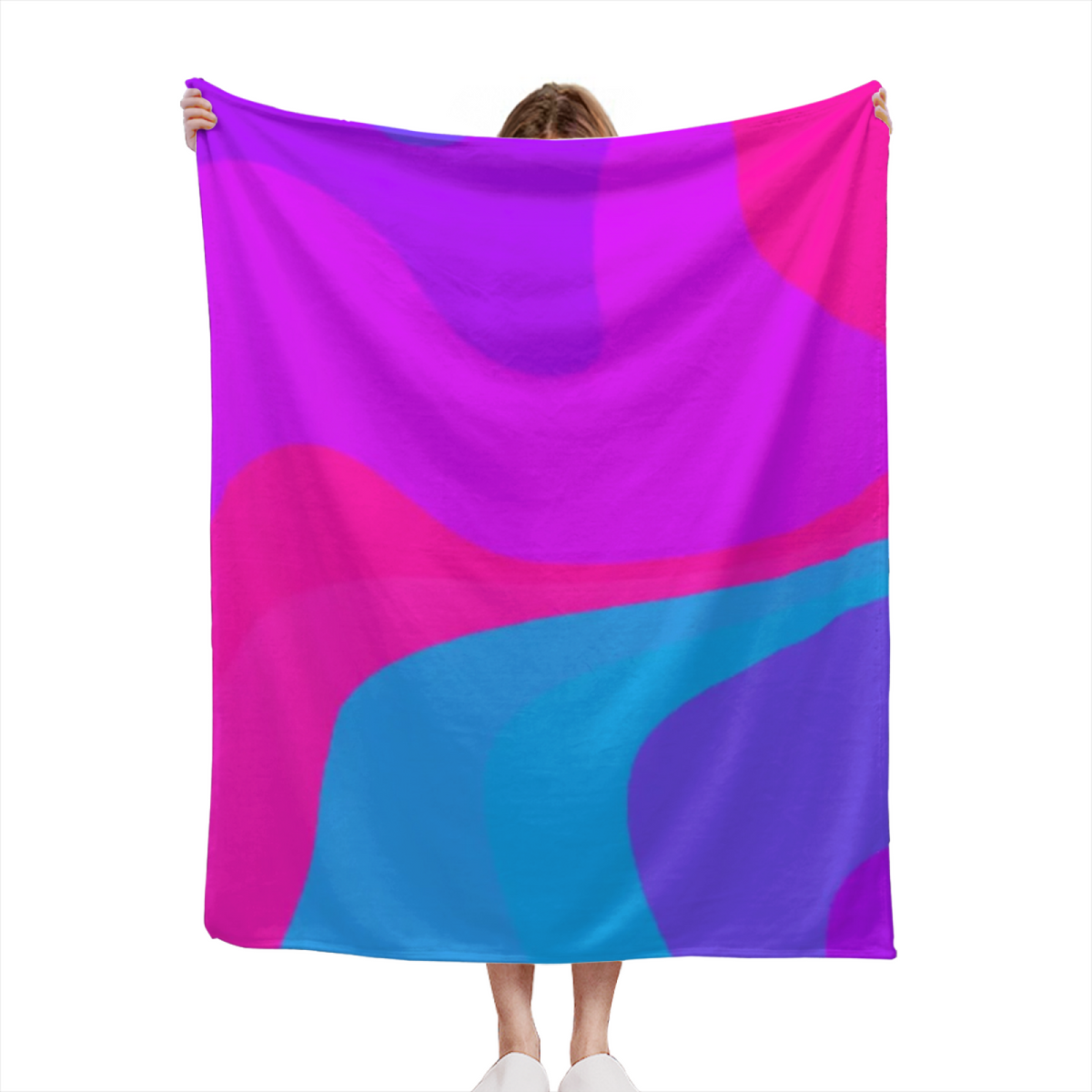 Desert Hearth Home Accent Soft Flannel Blanket ¨C Warm Coral