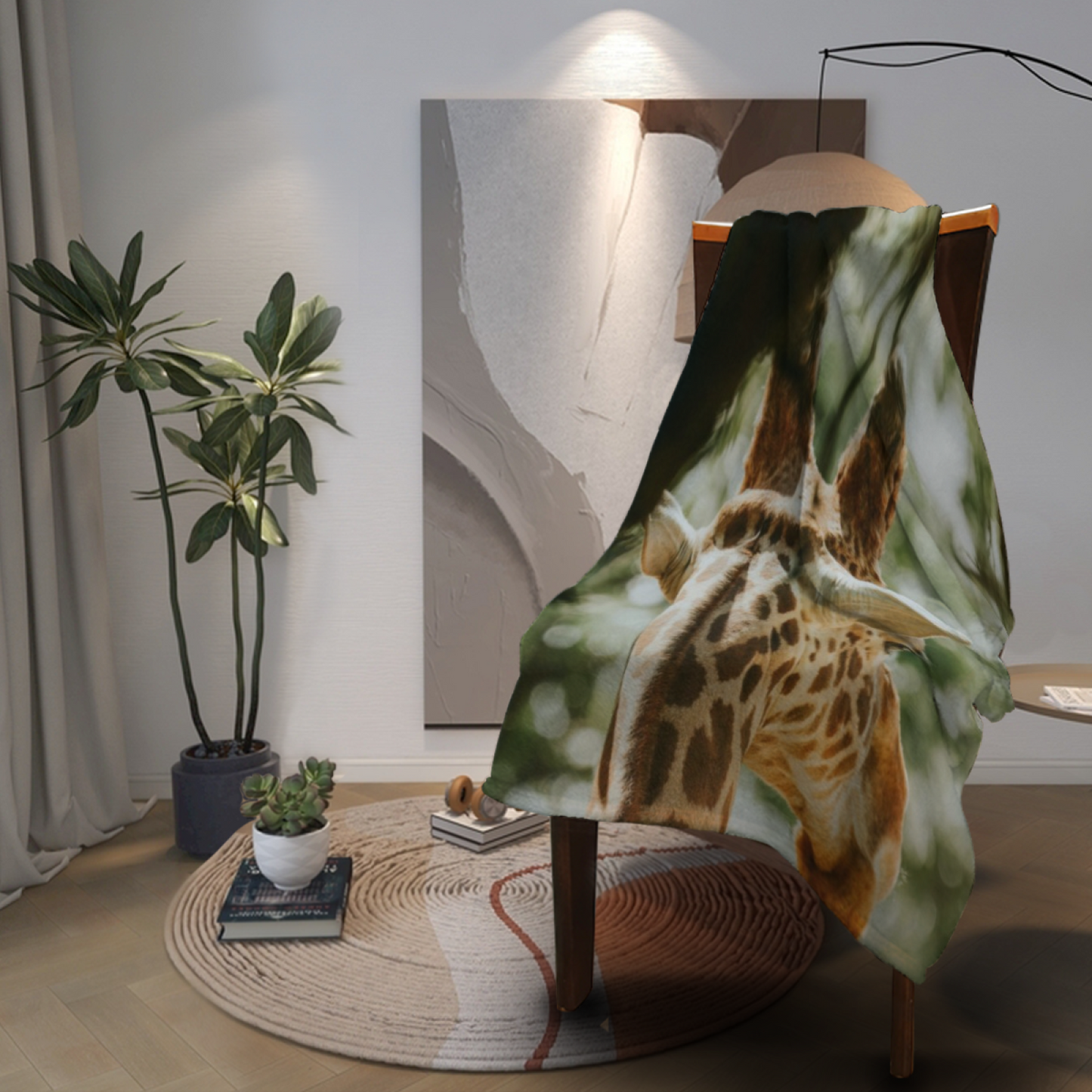 Colorful Modern Decorative Throw Blanket ¨C Artistic Printed Cozy Blanket