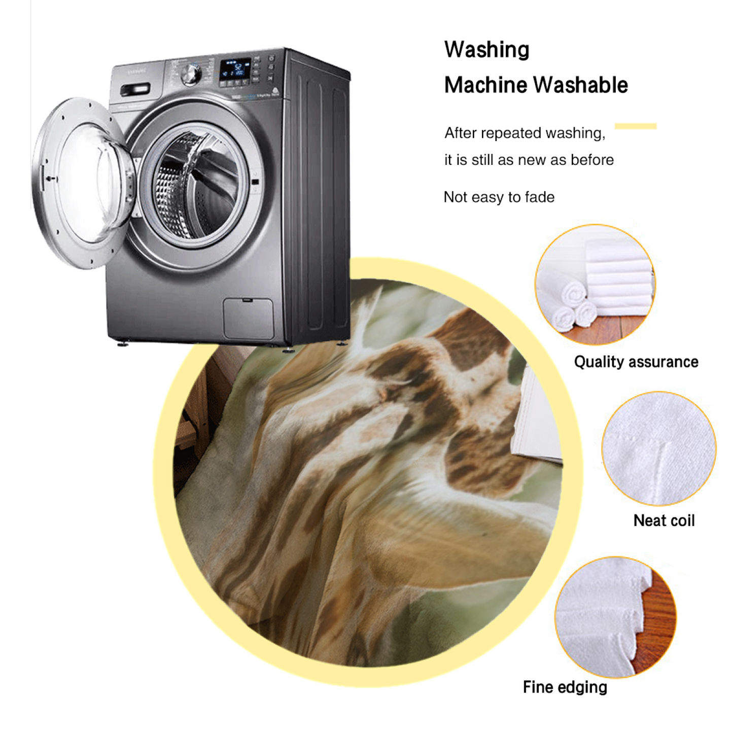 Colorful Modern Decorative Throw Blanket ¨C Artistic Printed Cozy Blanket
