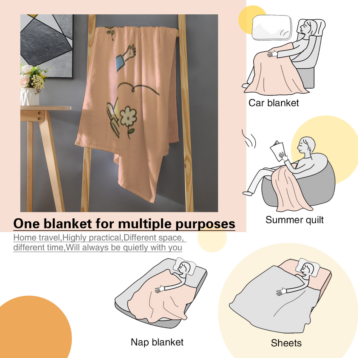 Twilight Jubilee Inspired Flannel Sofa Throw ¨C Earthy Neutral Palette