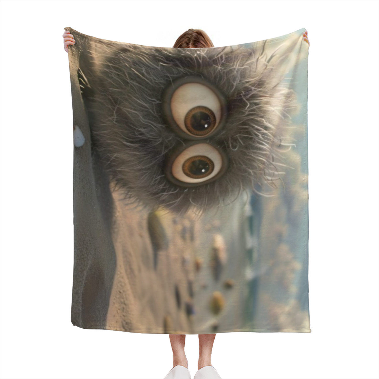 Modern Abstract Printed Throw Blanket ¨C Artistic Decorative Cozy Home Blanket