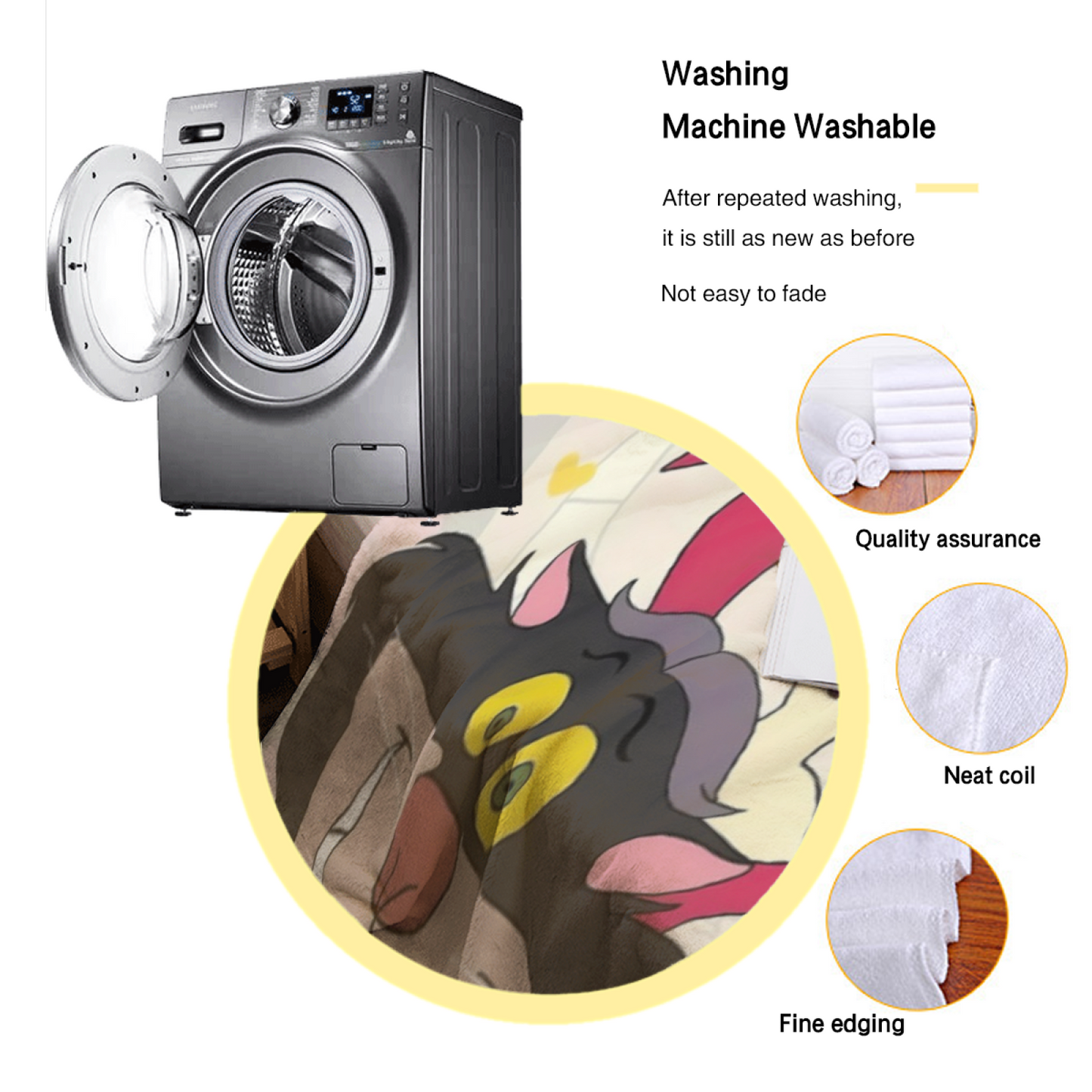 Graphic Art Throw Blanket ¨C Modern Decorative Colorful Cozy Blanket