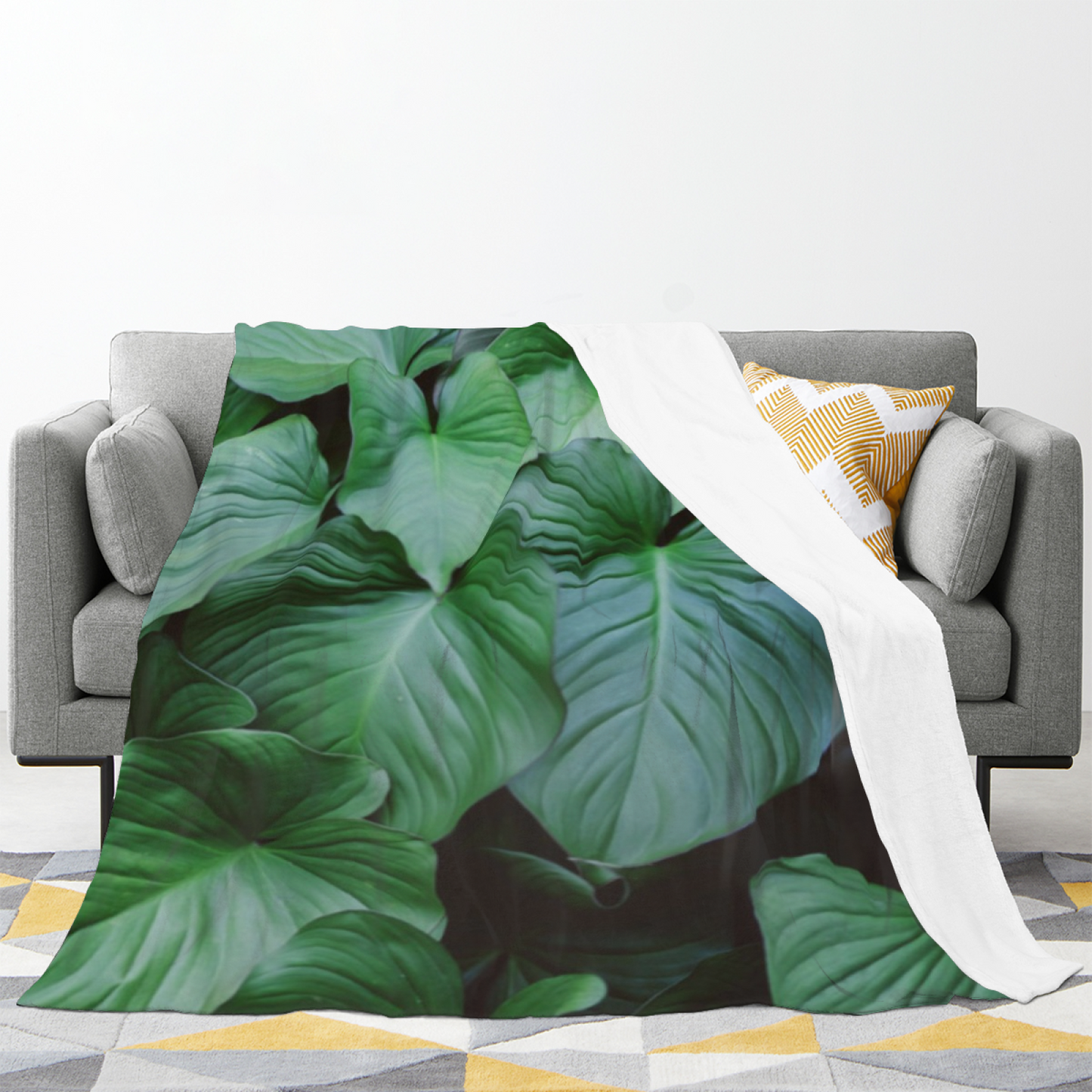 Contemporary Abstract Art Throw Blanket ¨C Stylish Printed Cozy Home Blanket