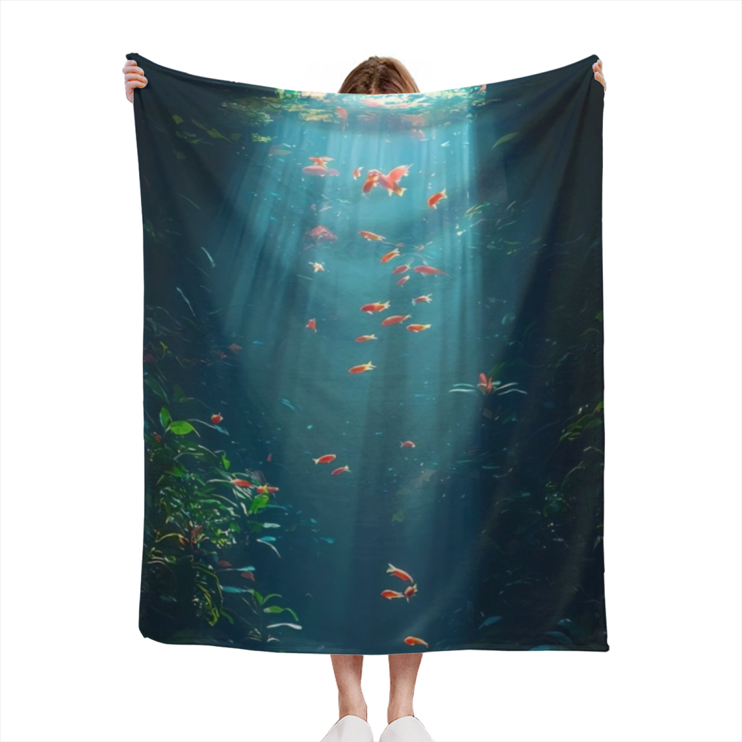 Modern Abstract Art Throw Blanket ¨C Decorative Printed Cozy Blanket