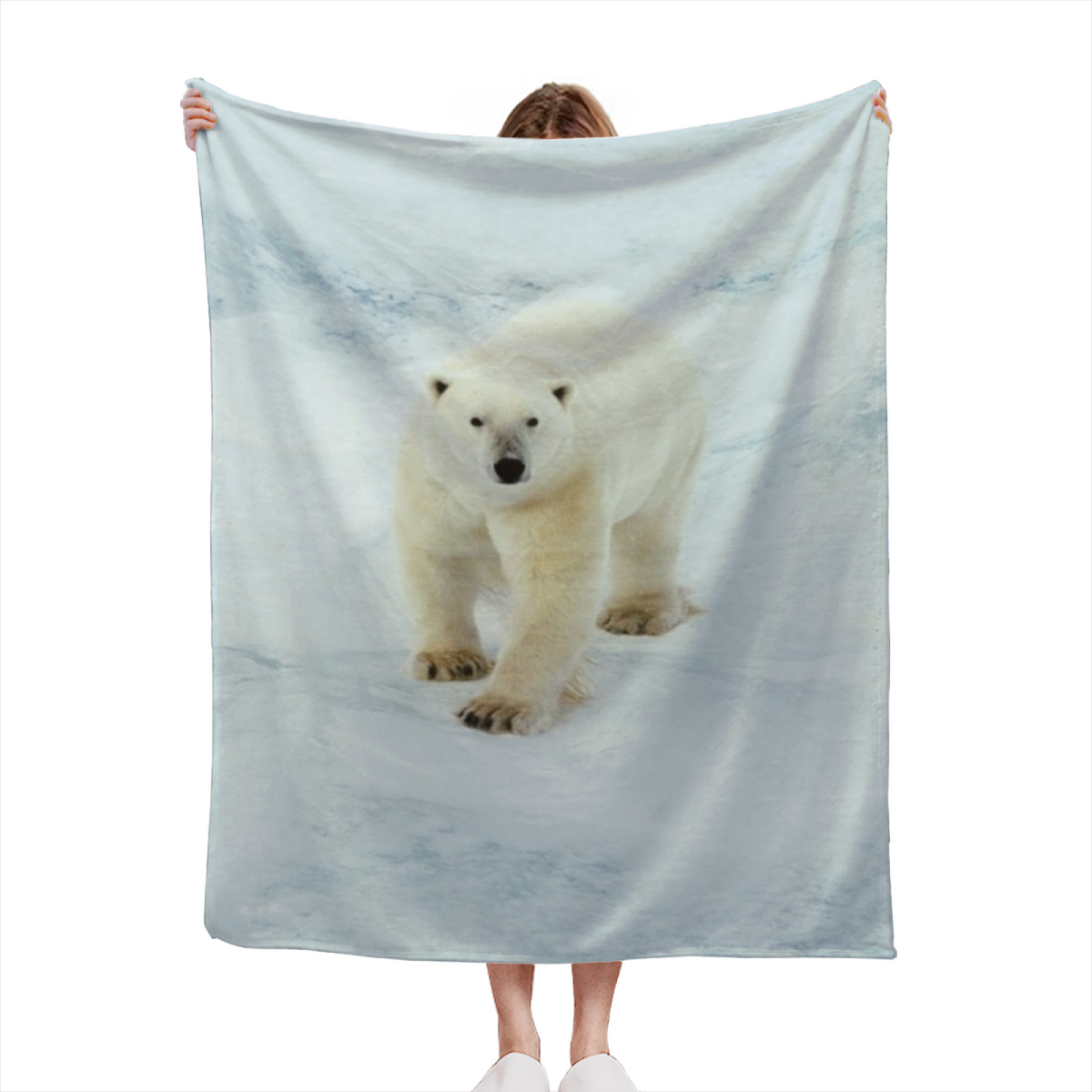 Eclectic Soft Neutral Juniper Tapestry Lightweight Flannel Throw
