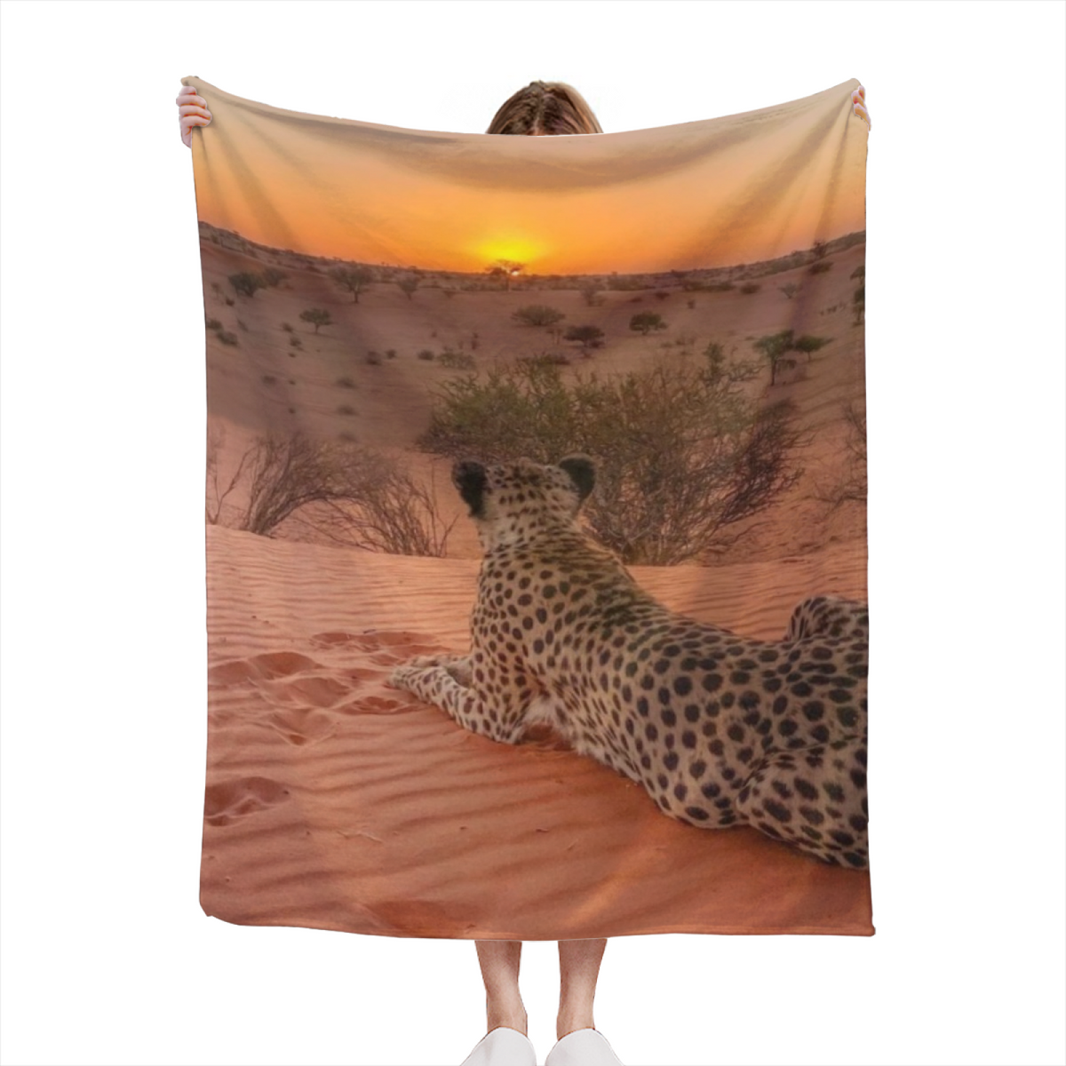 Breezy Sonnet Inspired Flannel Sofa Throw ¨C Earthy Neutral Palette