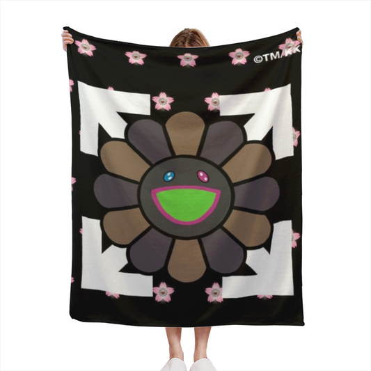 Celestial Sonnet Inspired Flannel Sofa Throw ¨C Soft Neutral Palette