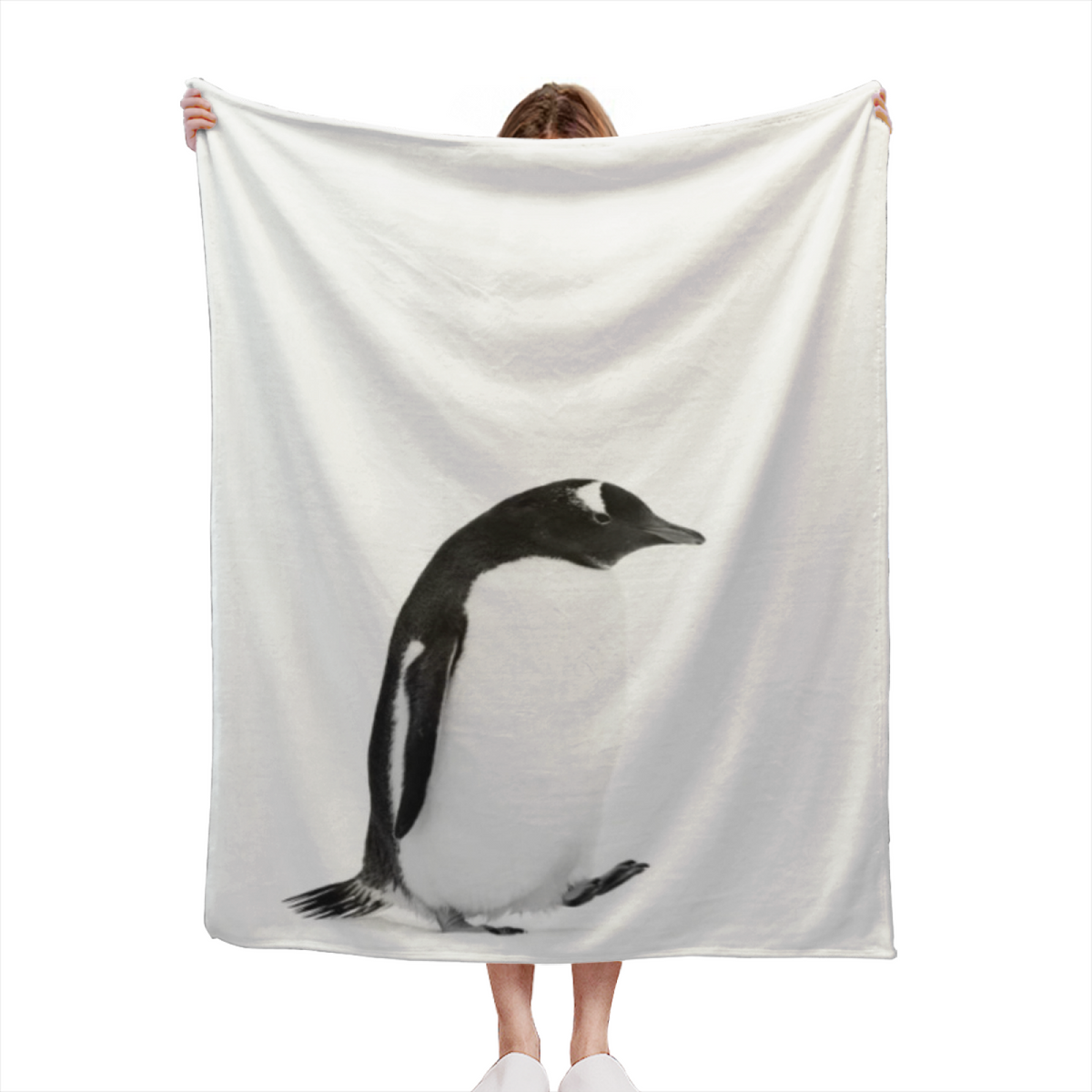 Meadow Tapestry Soft Neutral Expressive Flannel Throw Blanket