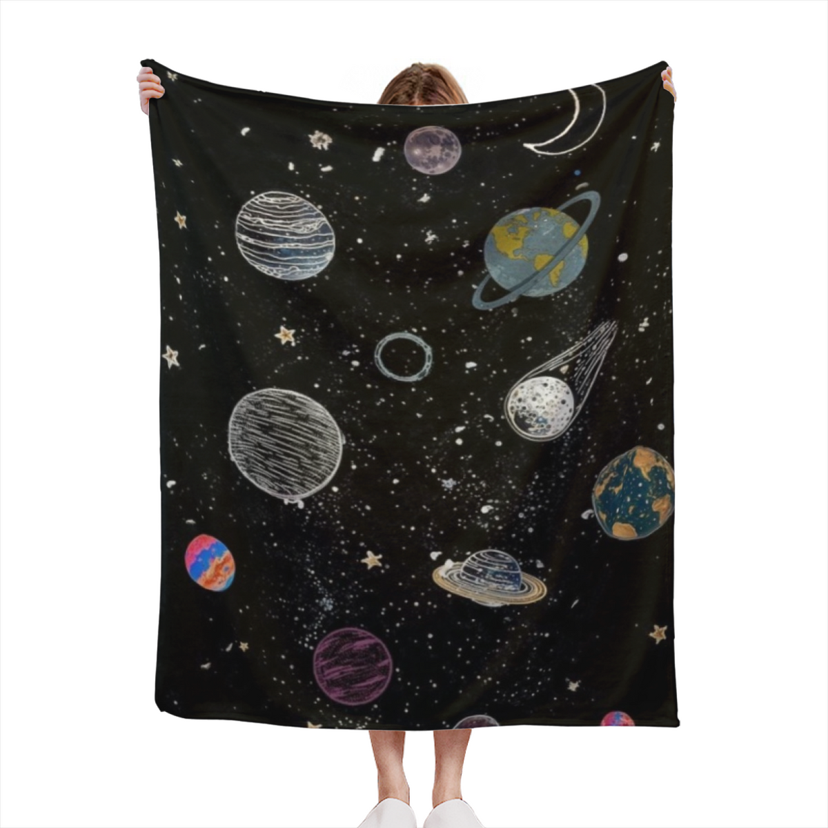 Sunwashed Daydream Home Accent Lightweight Flannel Throw ¨C Soft Neutral