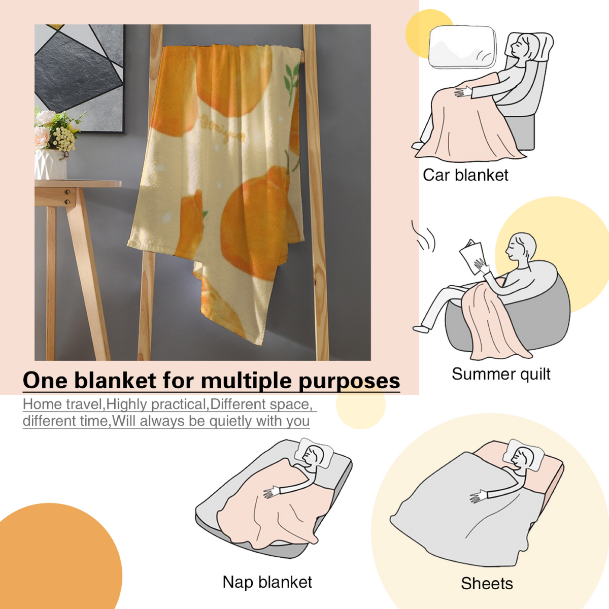 Silver Mosaic Retro Pattern Cozy Flannel Bed Blanket