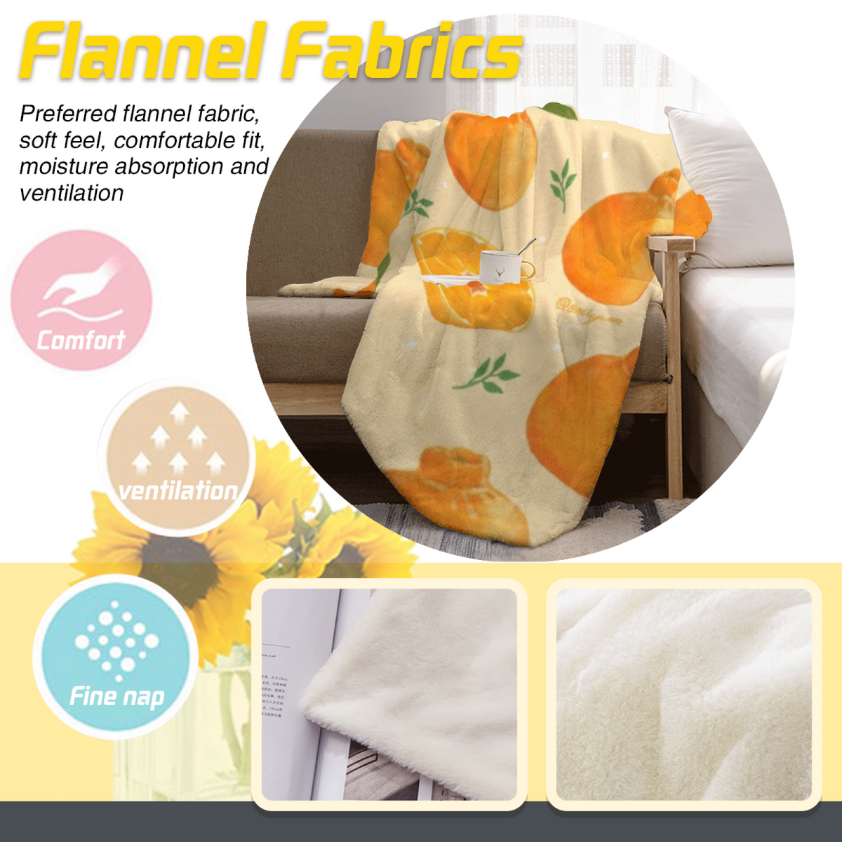 Silver Mosaic Retro Pattern Cozy Flannel Bed Blanket