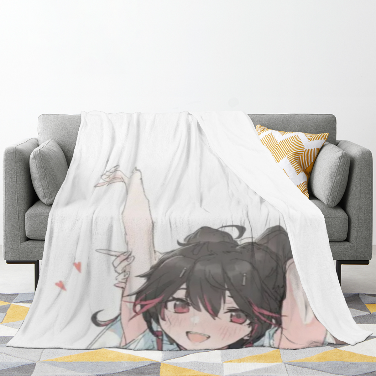 Soft Minimalist All-Season Flannel Blanket ¨C Cosmic Treasure Collection