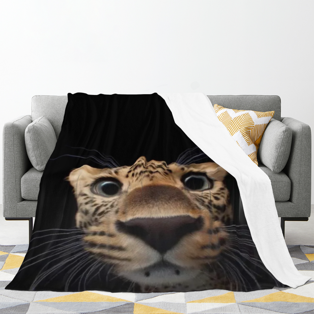 Orchard Grove Inspired Flannel Sofa Throw ¨C Earthy Neutral Palette