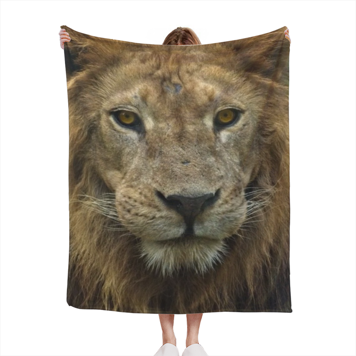Ember Glow Soft Neutral Art Flannel Throw Blanket
