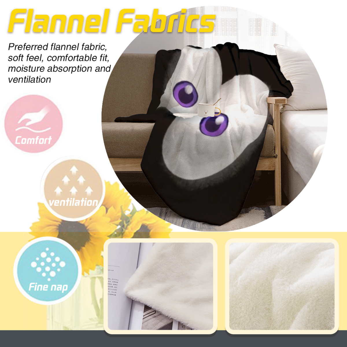 Moonbeam Galaxy Pastel Multicolor Modern Art Decorative Flannel Blanket