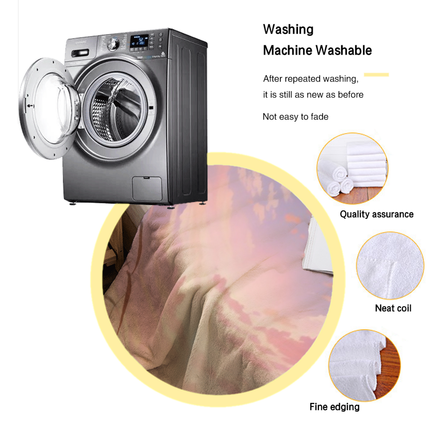 Colorful Artistic Graphic Throw Blanket ¨C Contemporary Decorative Cozy Blanket