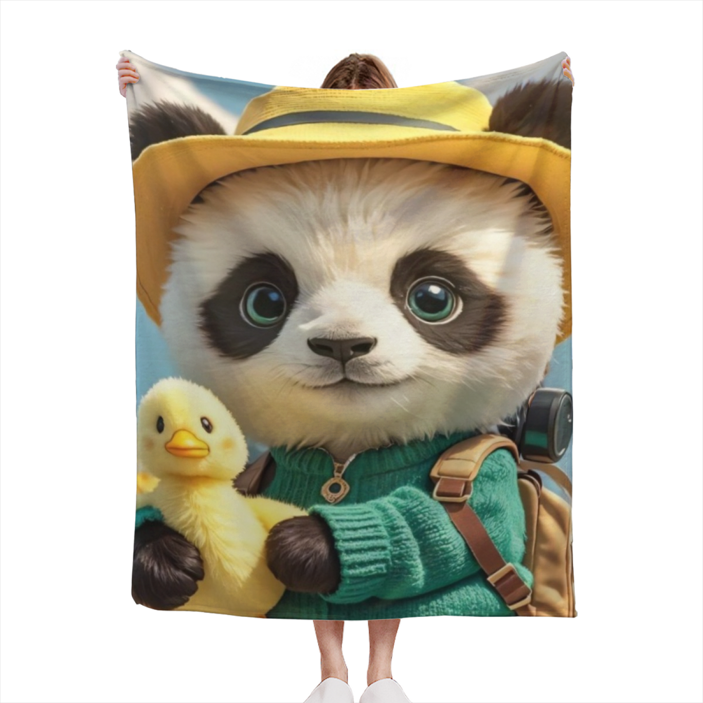 Modern Colorful Decorative Throw Blanket ¨C Abstract Printed Cozy Blanket