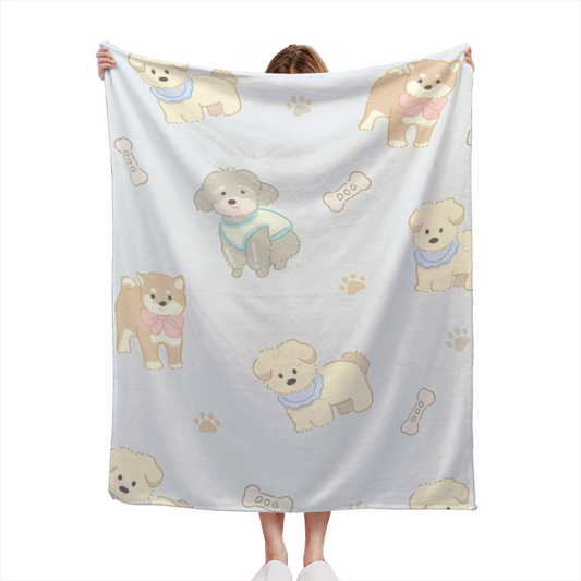 Sunwashed Whisper Lightweight Flannel Throw in Creamy Ivory