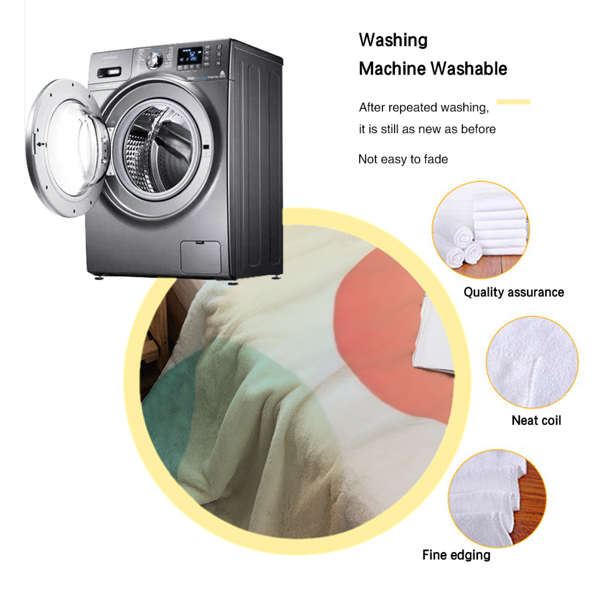 Soft Neutral Orchid Echo All-Season Flannel Blanket