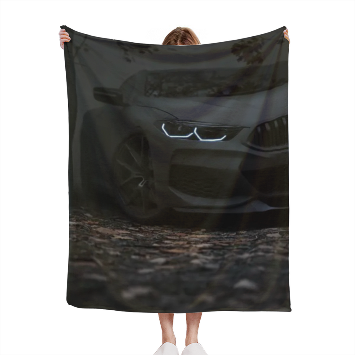 Wildwood & Wander Playful Graphic All-Season Flannel Blanket