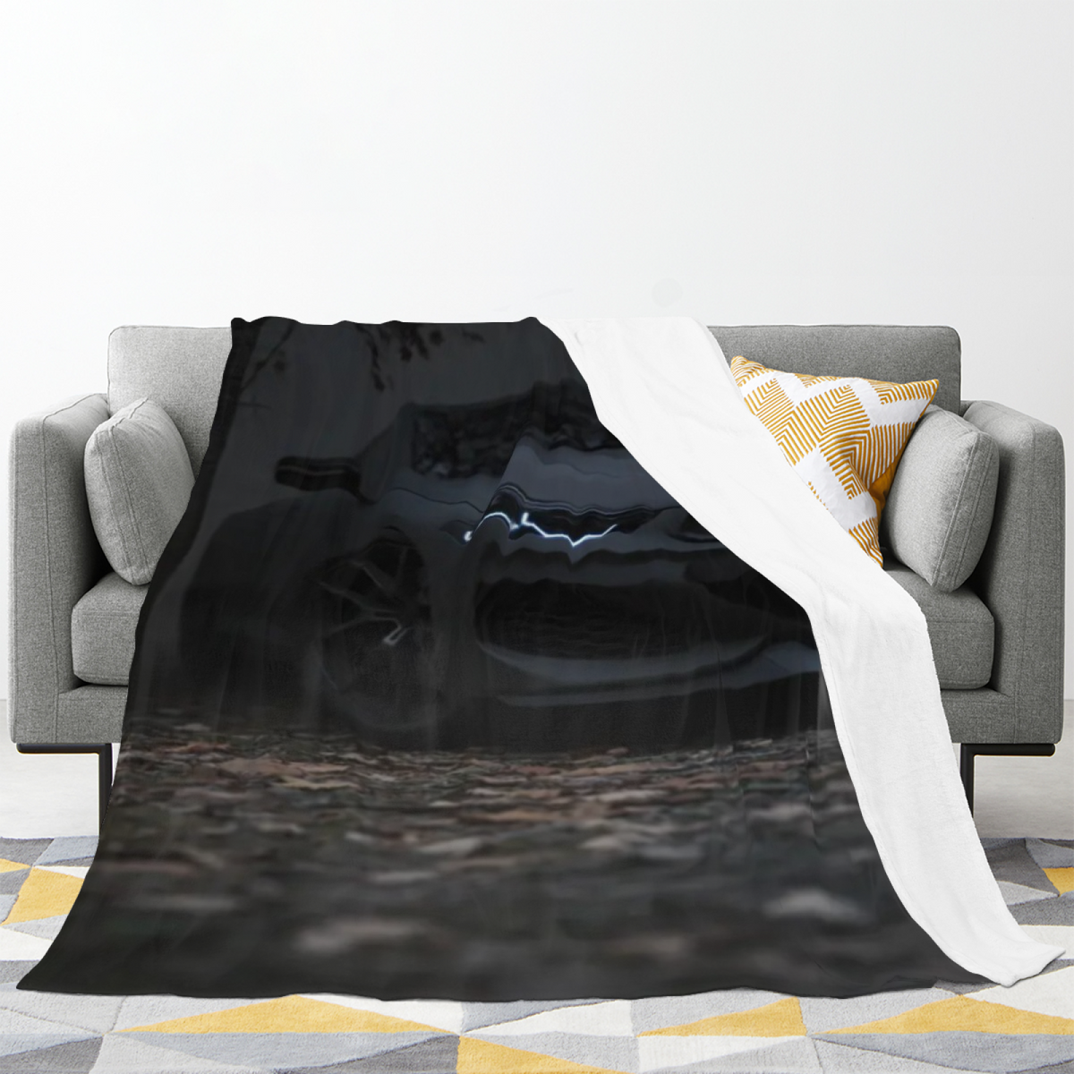 Wildwood & Wander Playful Graphic All-Season Flannel Blanket