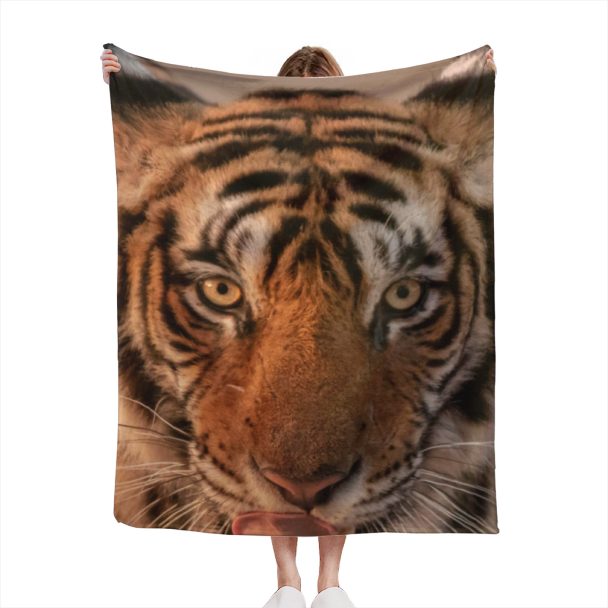 Cosmic Harbor Muted Sage Art Flannel Throw Blanket