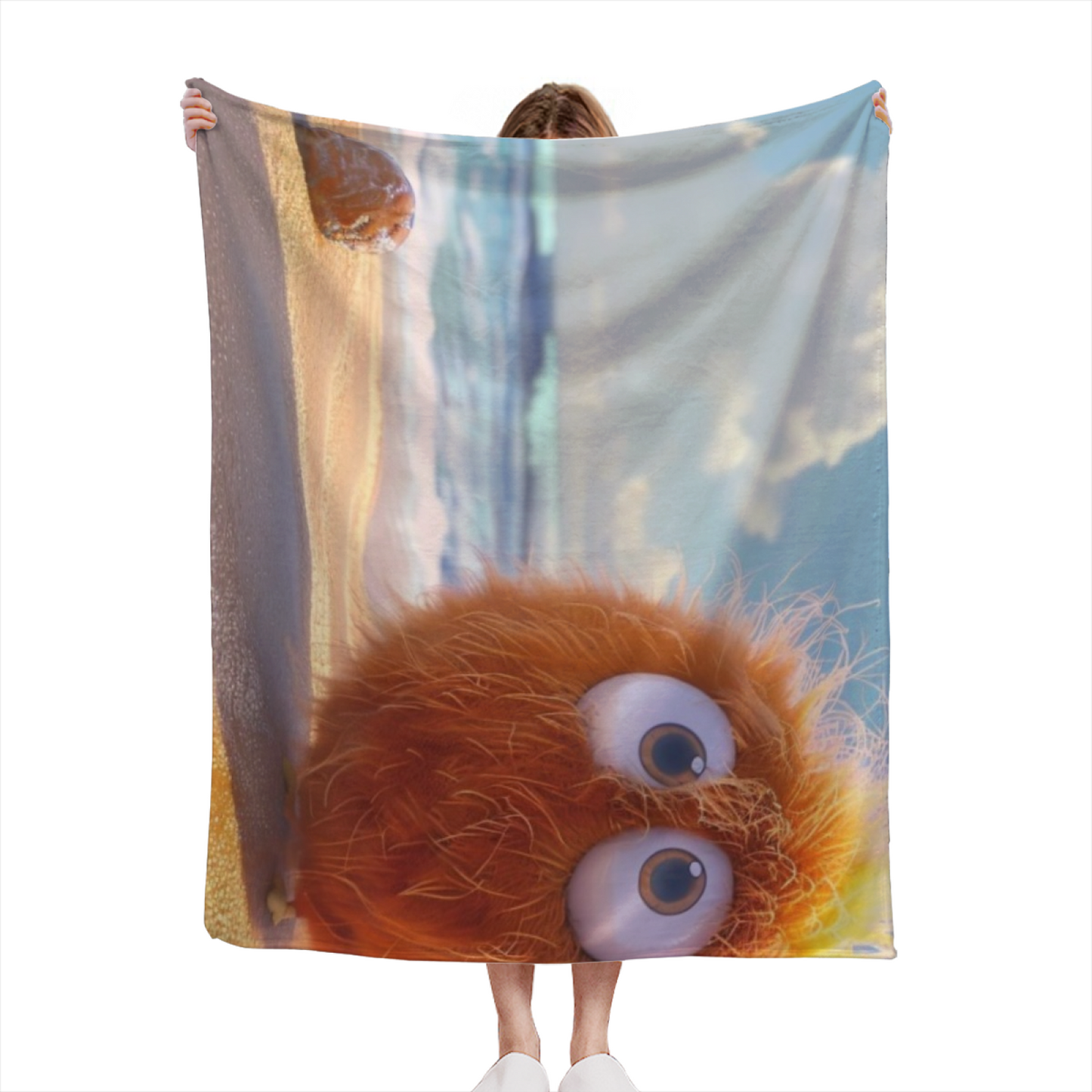 Stylish Abstract Throw Blanket ¨C Contemporary Printed Cozy Home Blanket