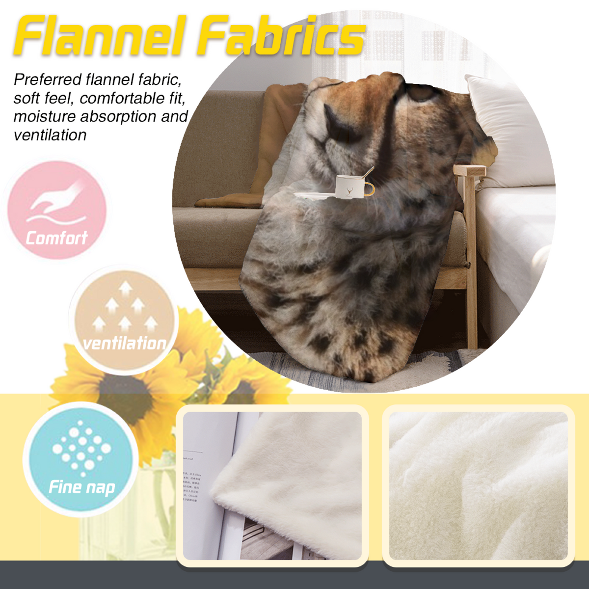 Pastel Multicolor Whimsical Decor Plush Flannel Throw ¨C Evergreen Harbor Edition