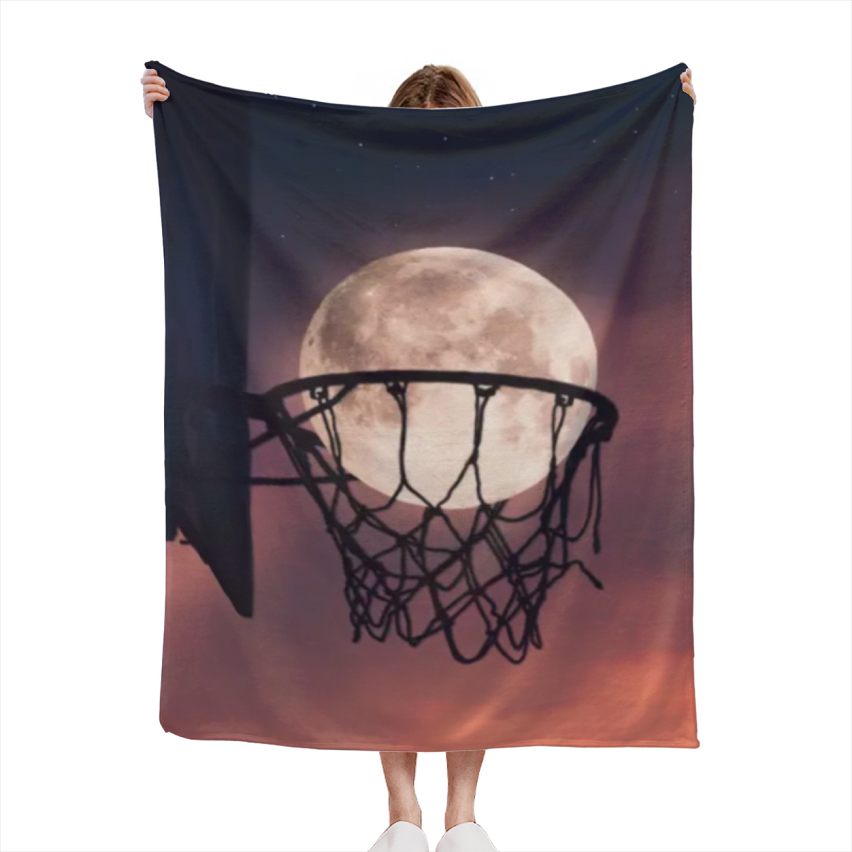 Heather Mirage Inspired Cozy Flannel Bed Blanket ¨C Earthy Neutral Palette