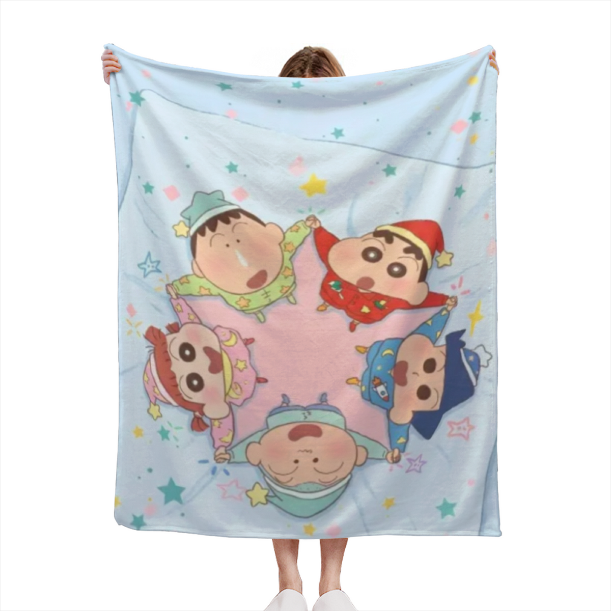 Soft Minimalist All-Season Flannel Blanket ¨C Enchanted Prism Collection