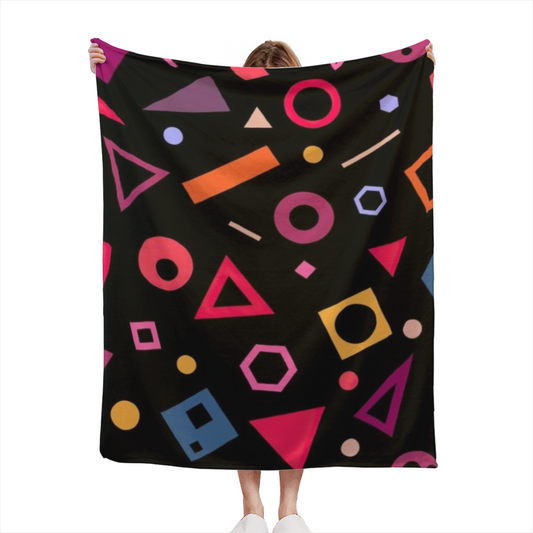 Starlit & Picnic Playful Graphic All-Season Flannel Blanket