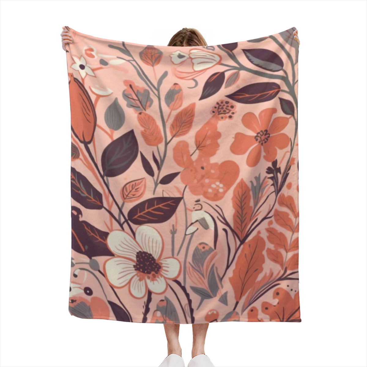 Zephyr Mosaic Eclectic Pattern Soft Flannel Blanket
