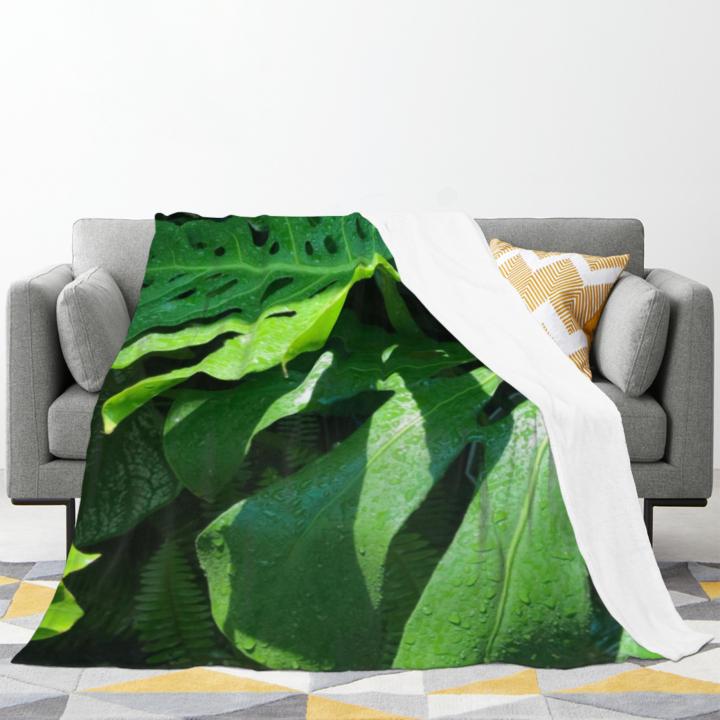 Abstract Modern Throw Blanket ¨C Decorative Graphic Printed Cozy Blanket