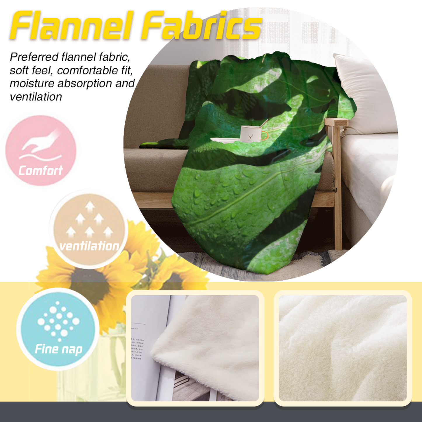 Abstract Modern Throw Blanket ¨C Decorative Graphic Printed Cozy Blanket
