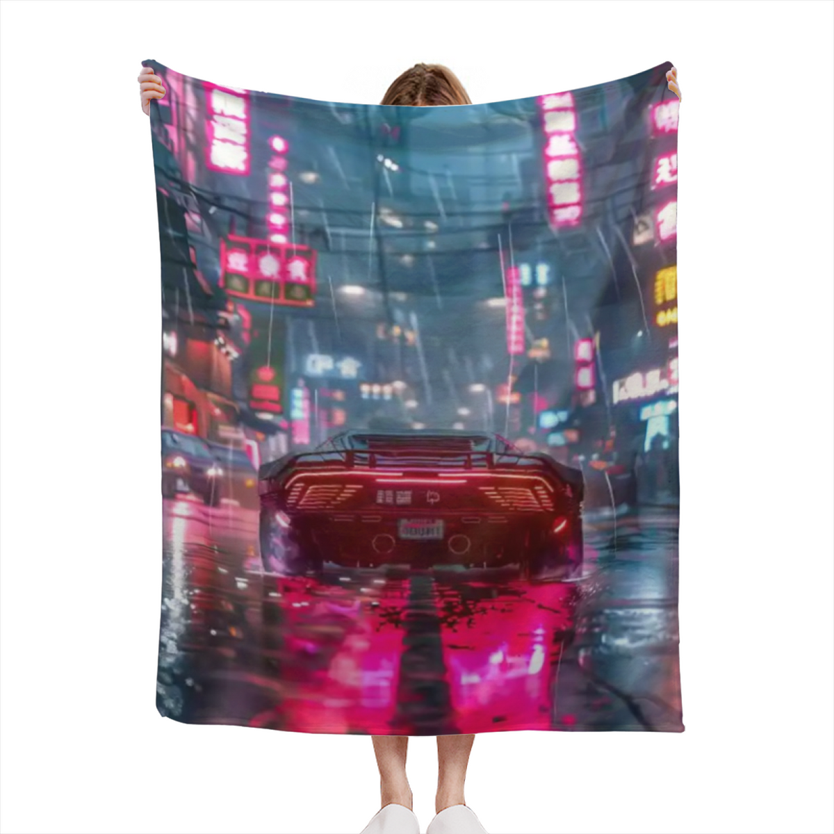 Copper Lantern Muted Sage Art Decorative Flannel Blanket