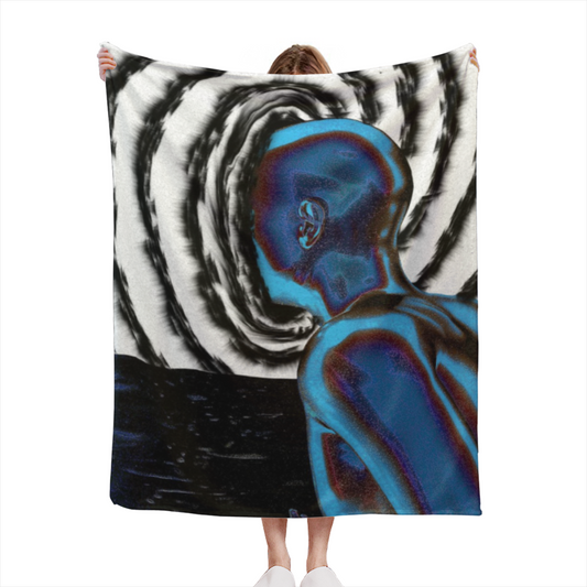 Lagoon Nectar Lightweight Flannel Throw in Soft Neutral