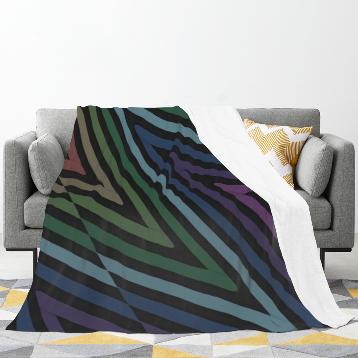 Dreamy Soft Neutral Velvet Petal Flannel Throw Blanket