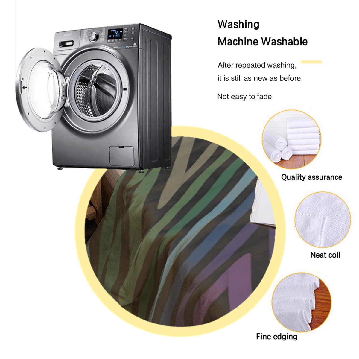 Dreamy Soft Neutral Velvet Petal Flannel Throw Blanket
