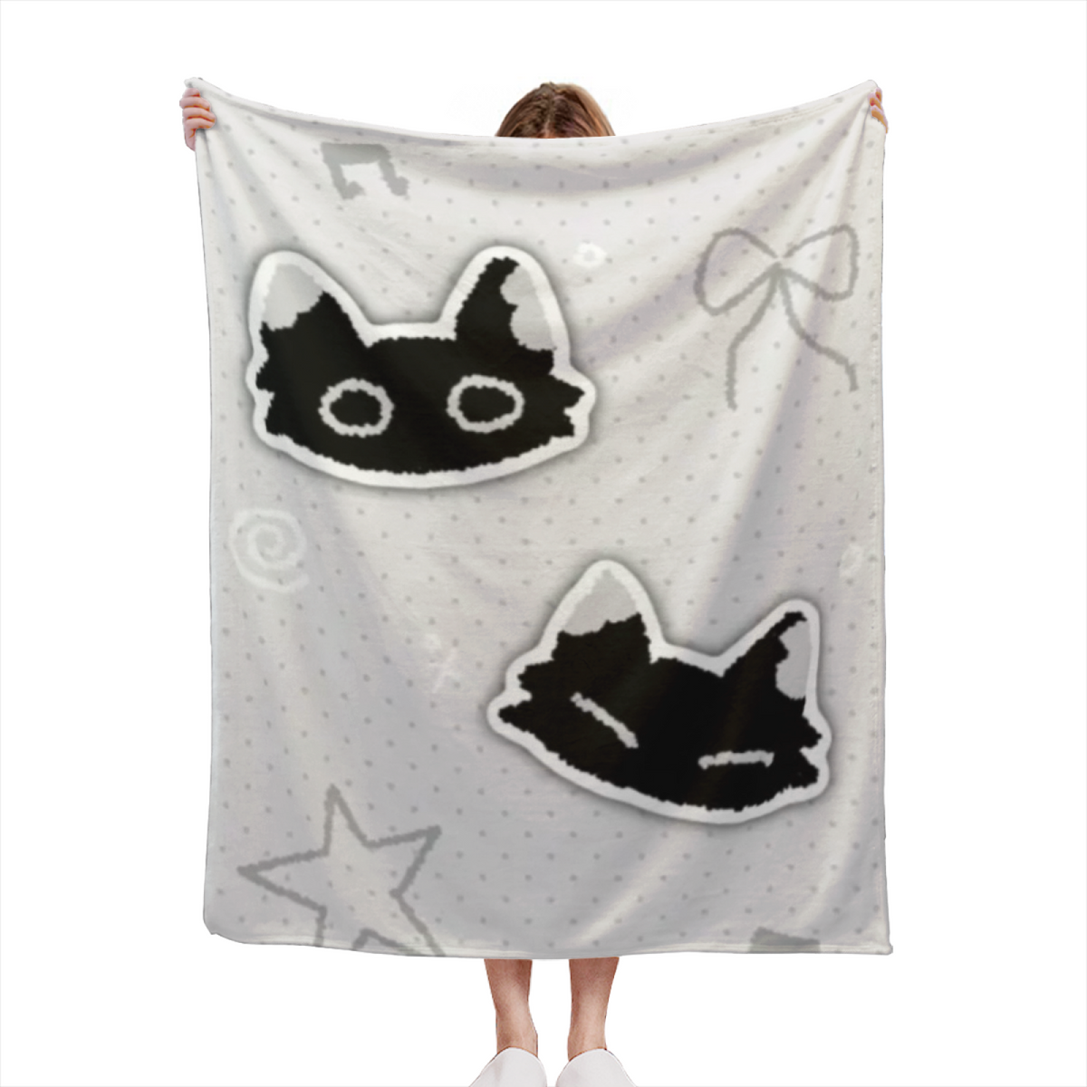 Twilight Lagoon Pastel Multicolor Modern Art Flannel Throw Blanket